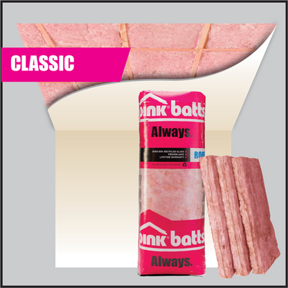 Pink Batts Ceiling Insulation R3.6 180mm 7.4m2