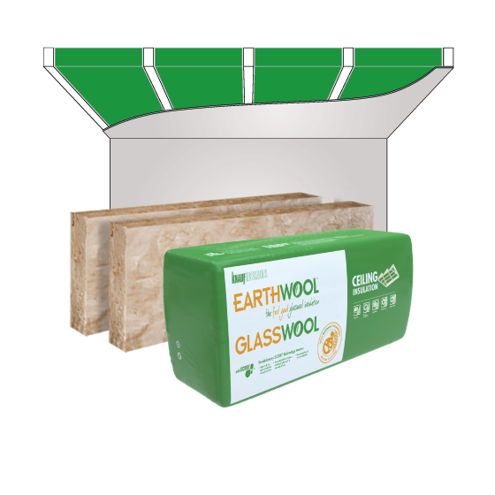 Earthwool® Ceiling Insulation R4.1 - 195x430x1160 7.5m2