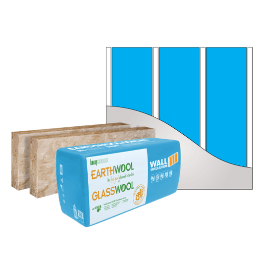 Earthwool® glasswool External Wall Insulation batts R2.4 - 90x580x1160mm 13.46m2