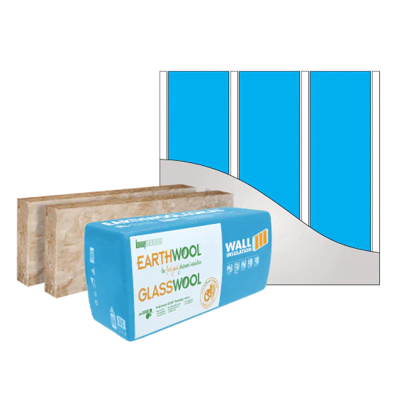 Earthwool® glasswool External Wall Insulation batts R4.1 - 195x430x1160mm 7.5m2